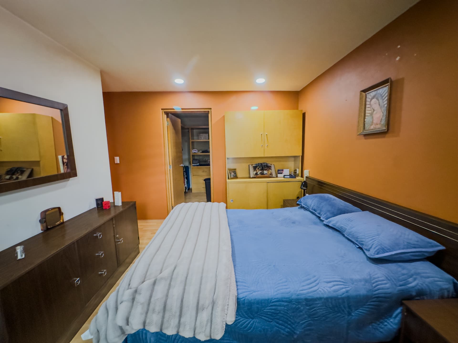 Recámara principal del departamento en Hipódromo Condesa